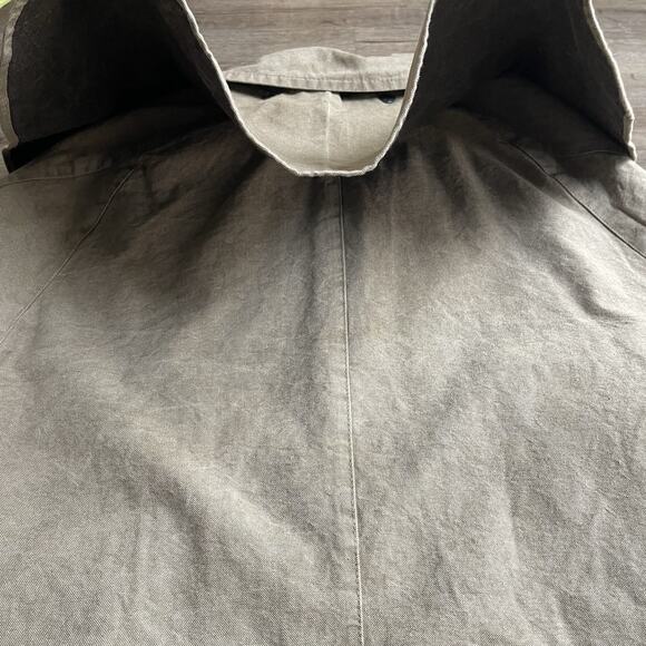 Vintage The Australian Outback Collection Duster Jacket Mens Sz L Canvas‎ Trench - Picture 4 of 12